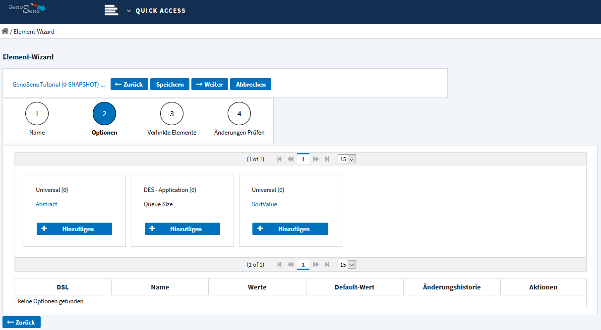 WebModeler Element hinzufügen 2